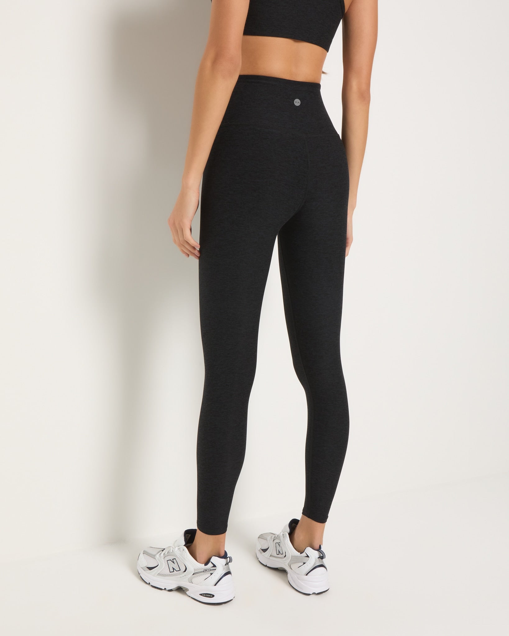 Night Sky $|& Interval FlowHeather Sculpt Crossover Leggings - SOF Back