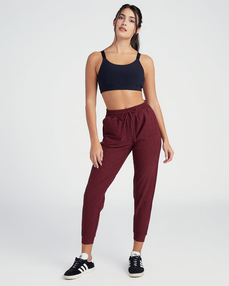 Red Wine $|& Interval Highland Spacedye Jogger - SOF Full Front