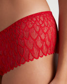 Sweet Red $|& Montelle Lace Essentials Brazilian - SOF Detail