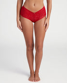 Sweet Red $|& Montelle Lace Essentials Brazilian - SOF Front
