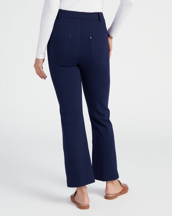 True Navy $|& Lysse Baby Bootcut Ankle Pant - SOF Back