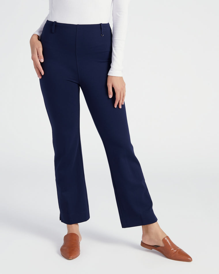 True Navy $|& Lysse Baby Bootcut Ankle Pant - SOF Front