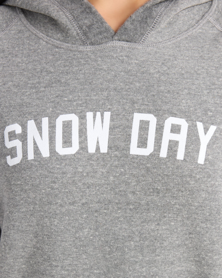 Heather Grey $|& SEAS Snow Day 78 & Sunny Graphic Hoodie - SOF Detail