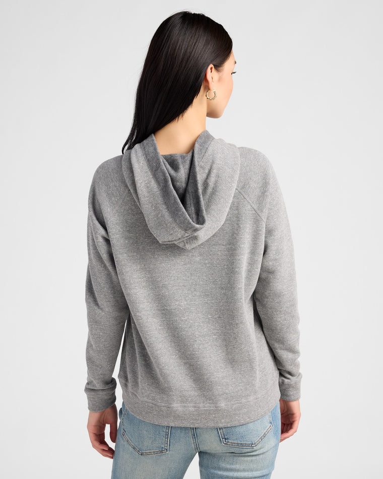 Heather Grey $|& SEAS Snow Day 78 & Sunny Graphic Hoodie - SOF Back