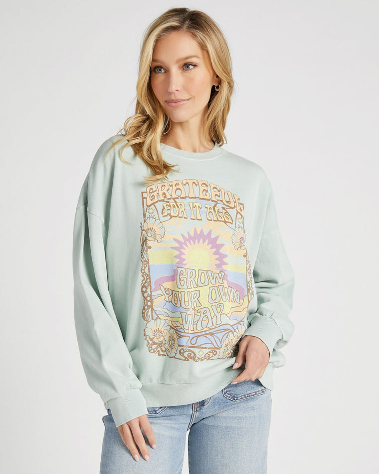 Sea Spray $|& Z Supply Grateful Sunday Sweatshirt - SOF Front