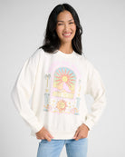 Sea Salt $|& Z Supply Under the Palms Sweatshirt - SOF Front
