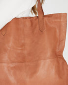 Saddle $|& Day & Mood Fara Oversized Shopper - SOF Detail