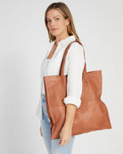 Saddle $|& Day & Mood Fara Oversized Shopper - SOF Front