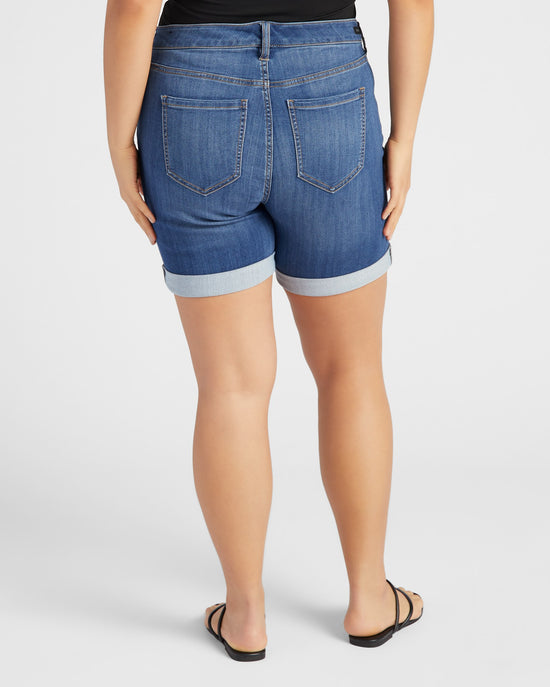 Lanier Mid Blue $|& Liverpool Corine Cuffed Short - SOF Back