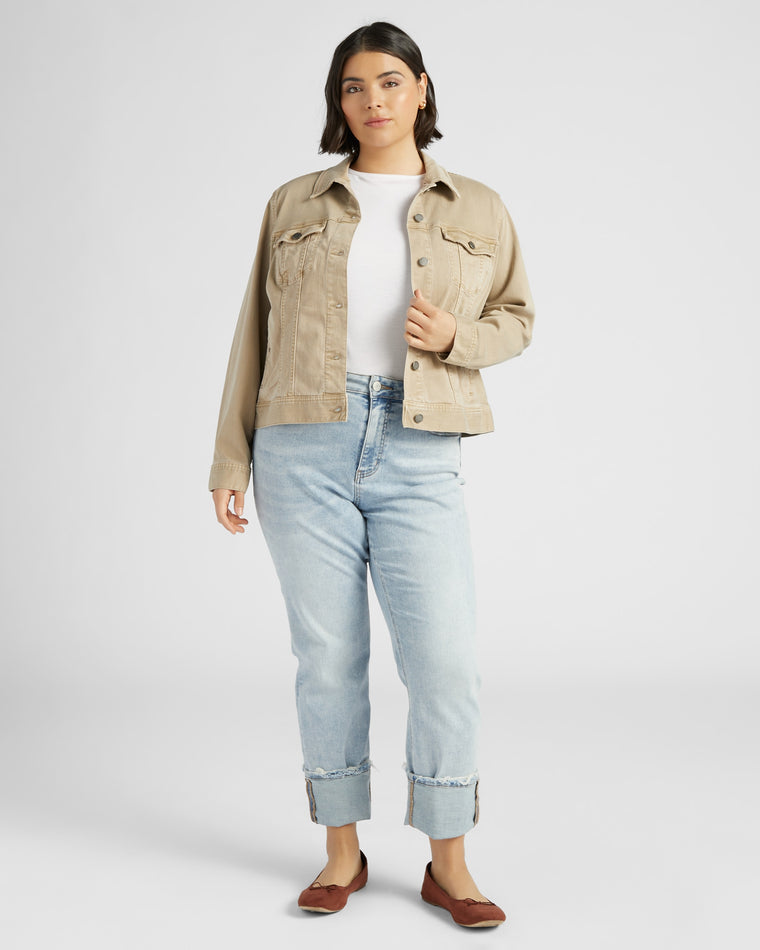 Biscuit Tan $|& Liverpool Classic Jean Jacket - SOF Full Front