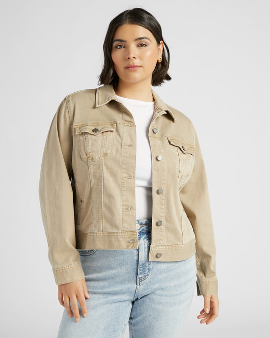 Biscuit Tan $|& Liverpool Classic Jean Jacket - SOF Front