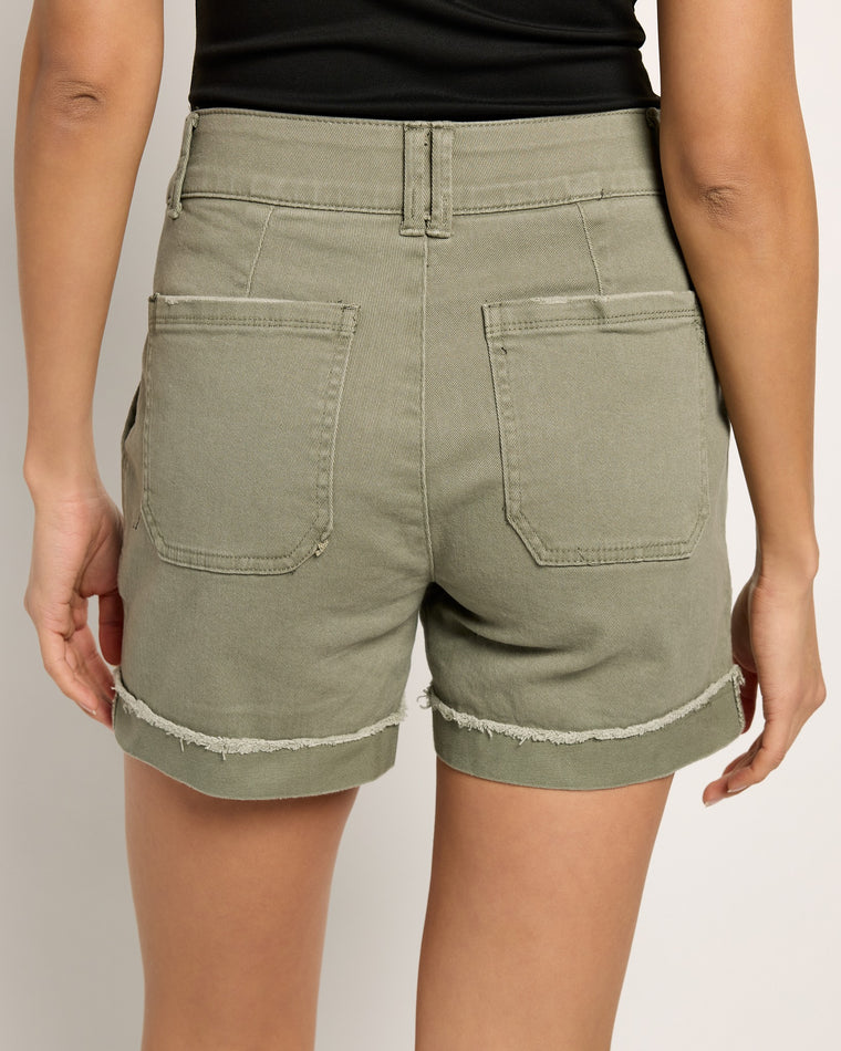 Laurel Oak Olive $|& Democracy Absolution Short - SOF Back