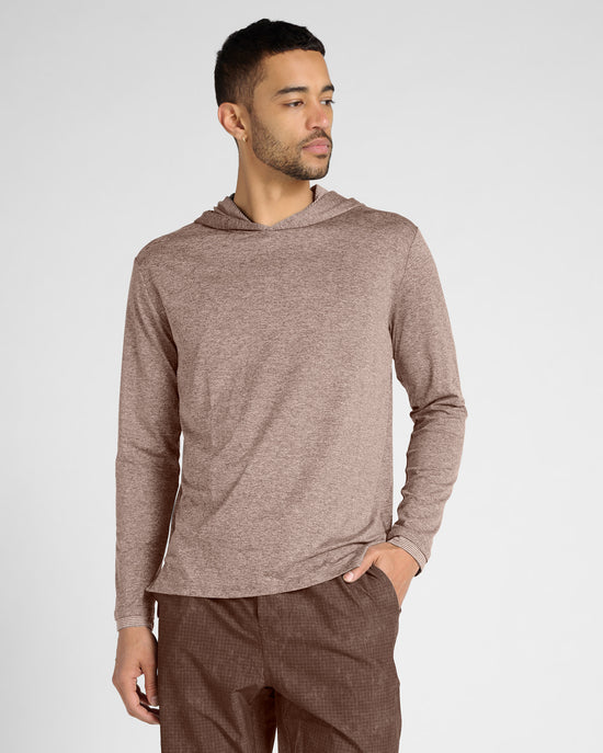 Espresso Heather $|& Glyder Taclite Hoodie - SOF Front