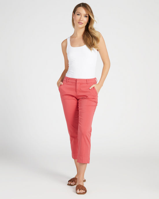 Berry Blossom Pink $|& Liverpool Kelsey Chino Trouser - SOF Full Front