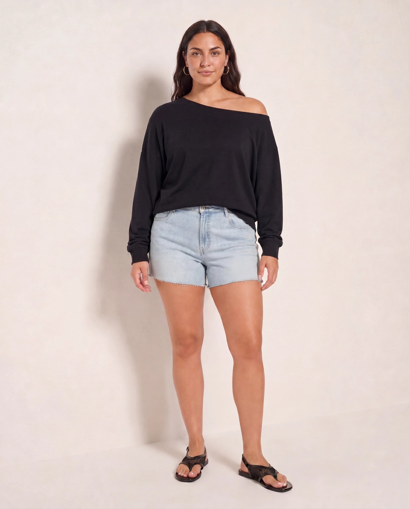 Chilli Pepper $|& SEAS Brooksville One Shoulder Sweatshirt - UGC On Fig