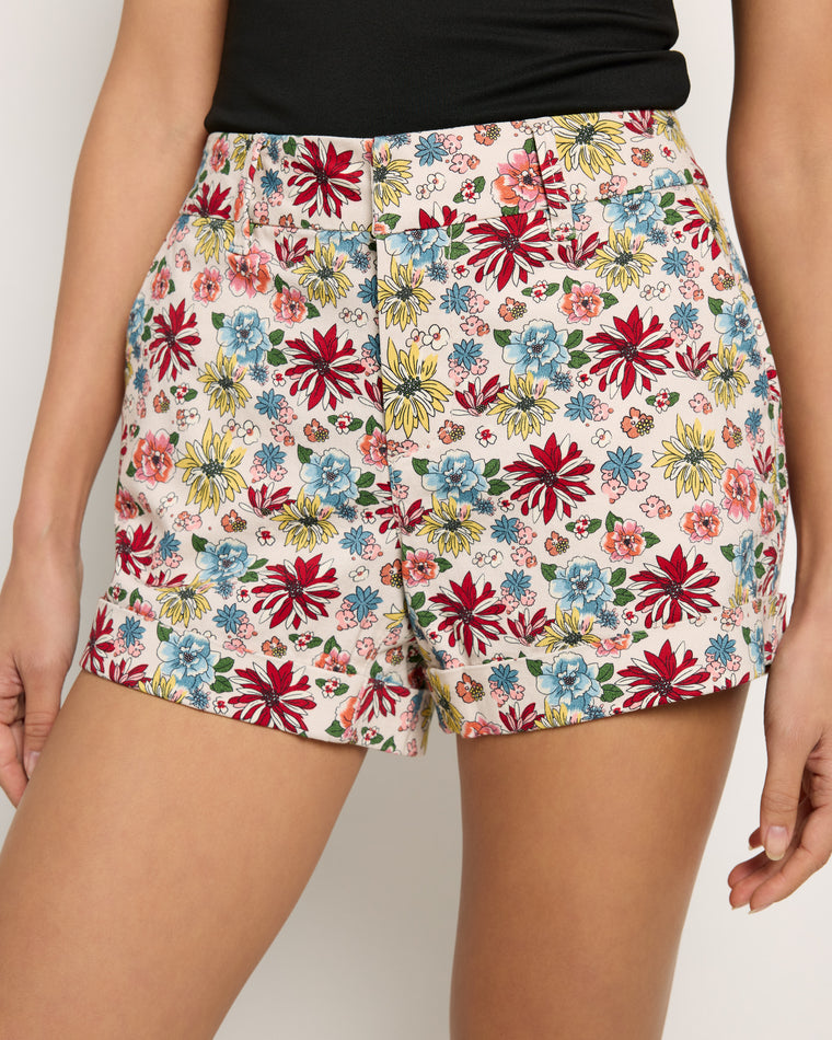 Graphic Floral Red $|& Dear John North Hampton Short - SOF Front