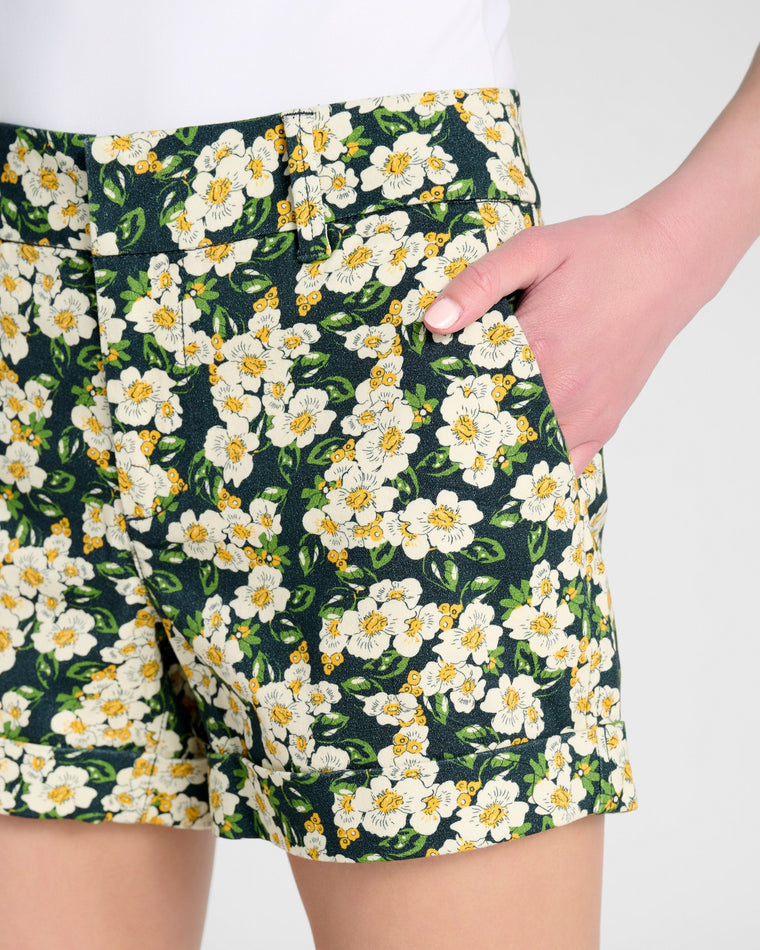 Black Floral $|& Dear John North Hampton Short - SOF Detail