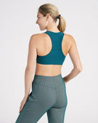 Deep Ocean $|& Interval FlowHeather Sculpt Enhearten Bra - SOF Back