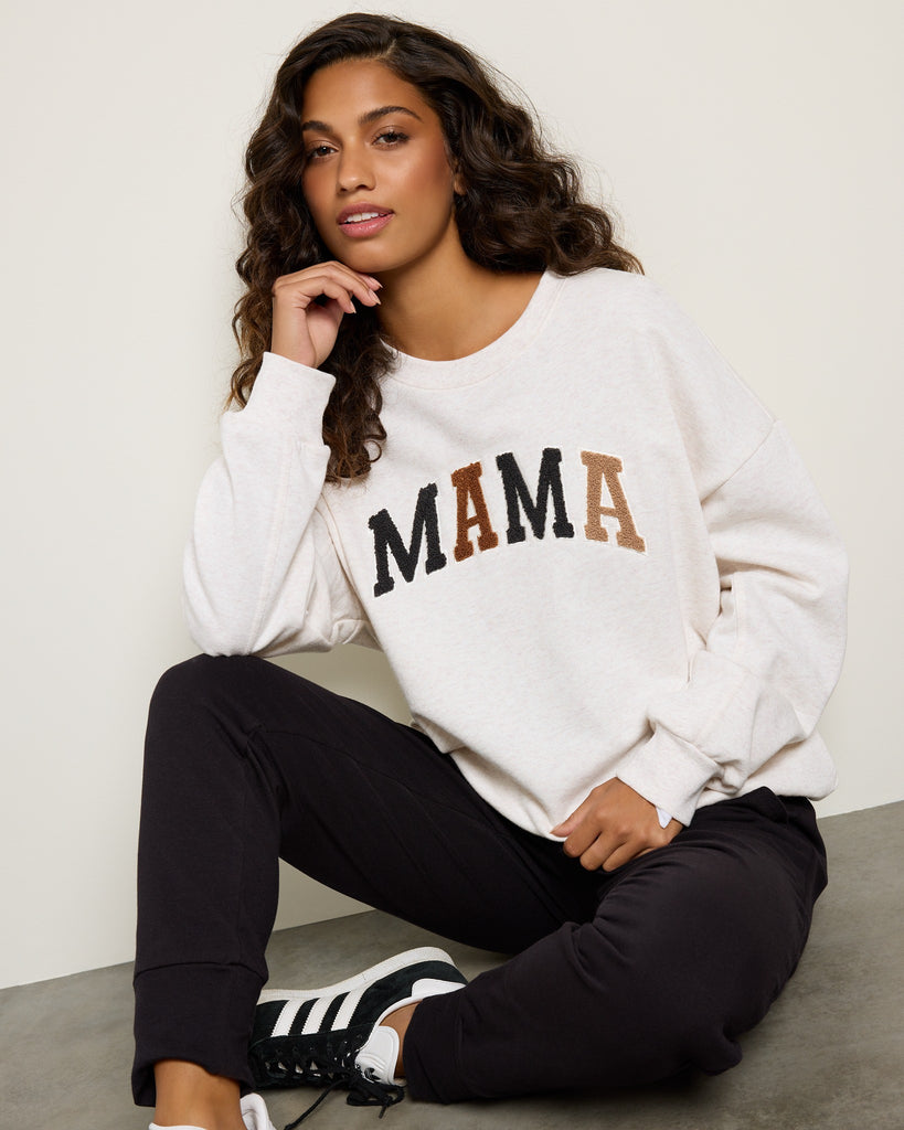 himemama　0509 Mama Sweatshirt - Cozy Boucle & Dropped Shoulder Fit – Wantable