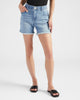 Absolution High Rise Short with Frayed Hem