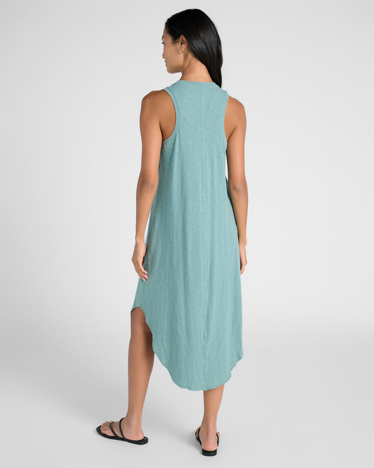Sea Pine Green $|& Z Supply The Reverie Dress - SOF Back