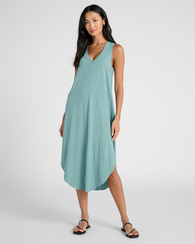 Sea Pine Green $|& Z Supply The Reverie Dress - SOF Front