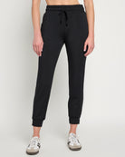 Black $|& Interval Flex Jogger - SOF Front