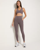 Heather Nightshade $|& Interval FlowHeather Sculpt Pocket Legging - UGC On Fig