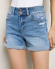 Double Button Cuffed Shorts
