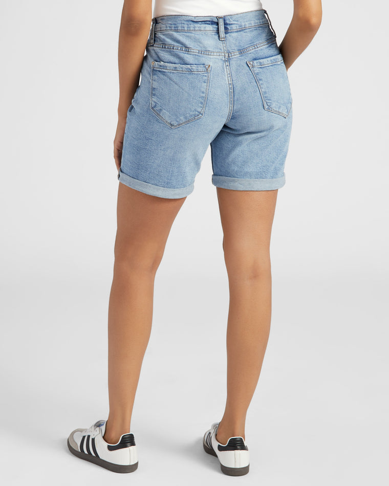 Marina Blue $|& Kensie Double Roll Short - SOF Back