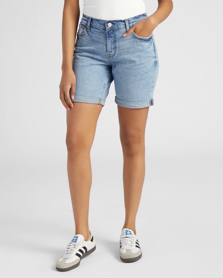 Marina Blue $|& Kensie Double Roll Short - SOF Front