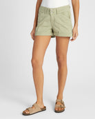 Tea $|& Kensie Mid Rise Double Roll Twill Short - SOF Front
