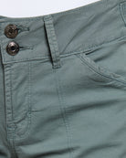 North Atlantic $|& Kensie Mid Rise Double Roll Twill Short - SOF Full Front