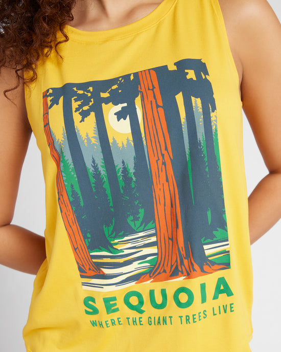 Mustard $|& Herizon Sequoia National Park Graphic Tank - SOF Detail