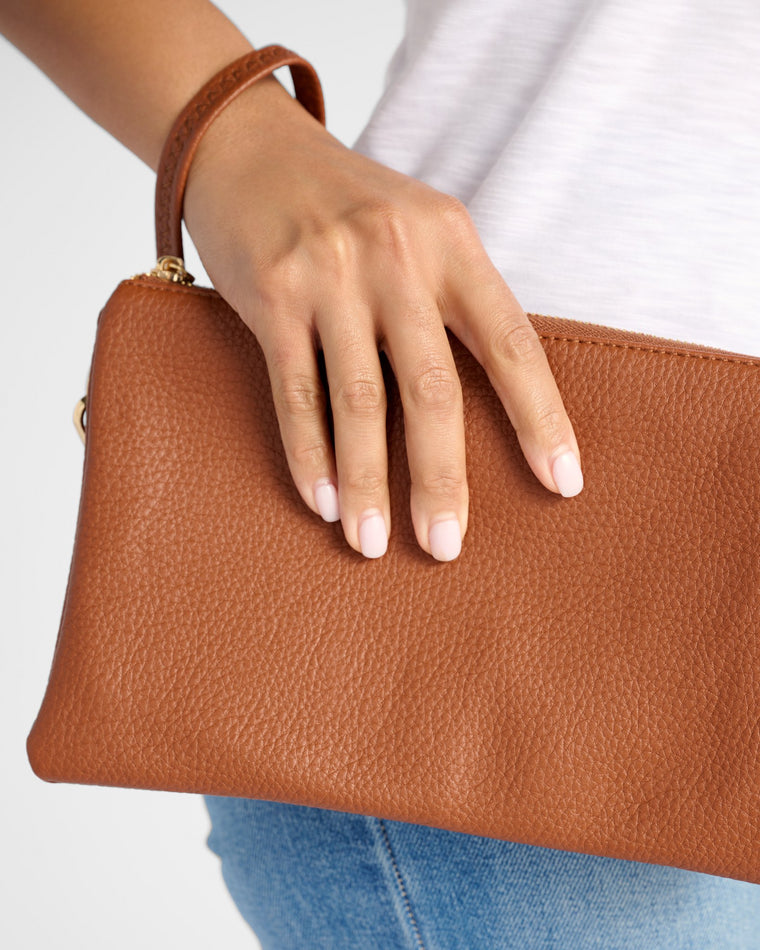 Brown $|& Jen & Co. Izzy Crossbody - SOF Detail