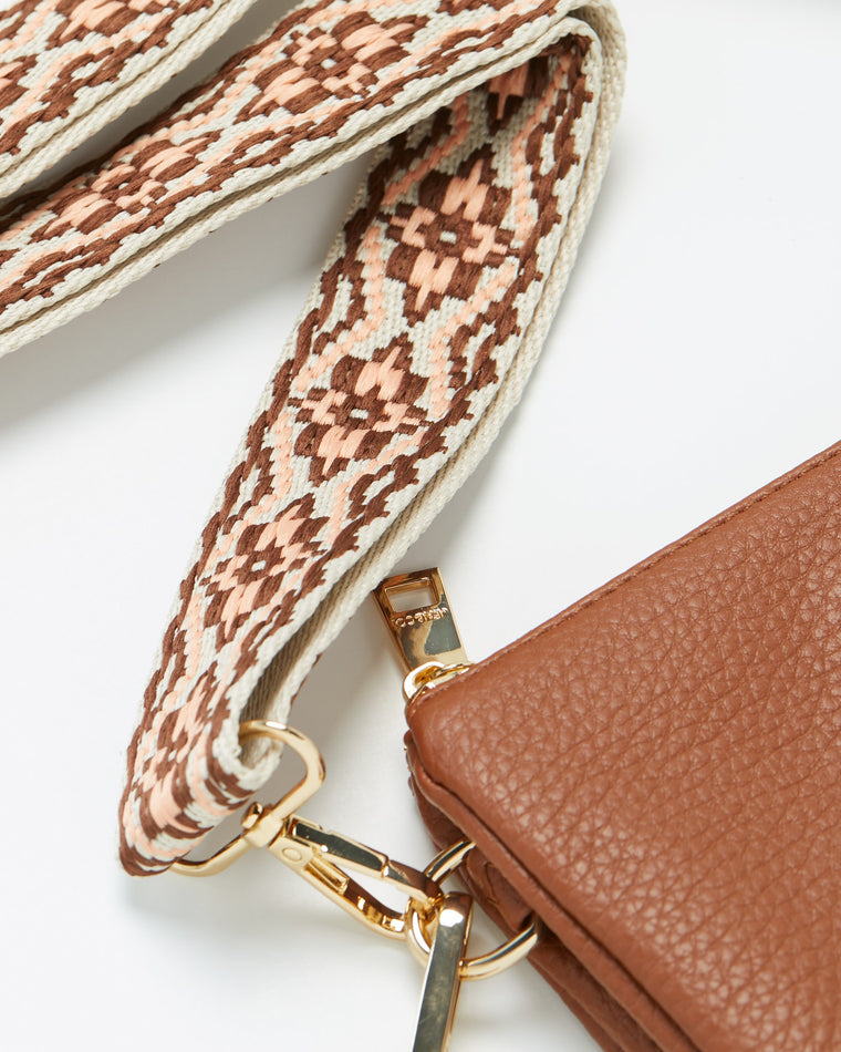 Brown $|& Jen & Co. Izzy Crossbody - Hanger Detail