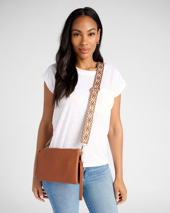 Brown $|& Jen & Co. Izzy Crossbody - SOF Front