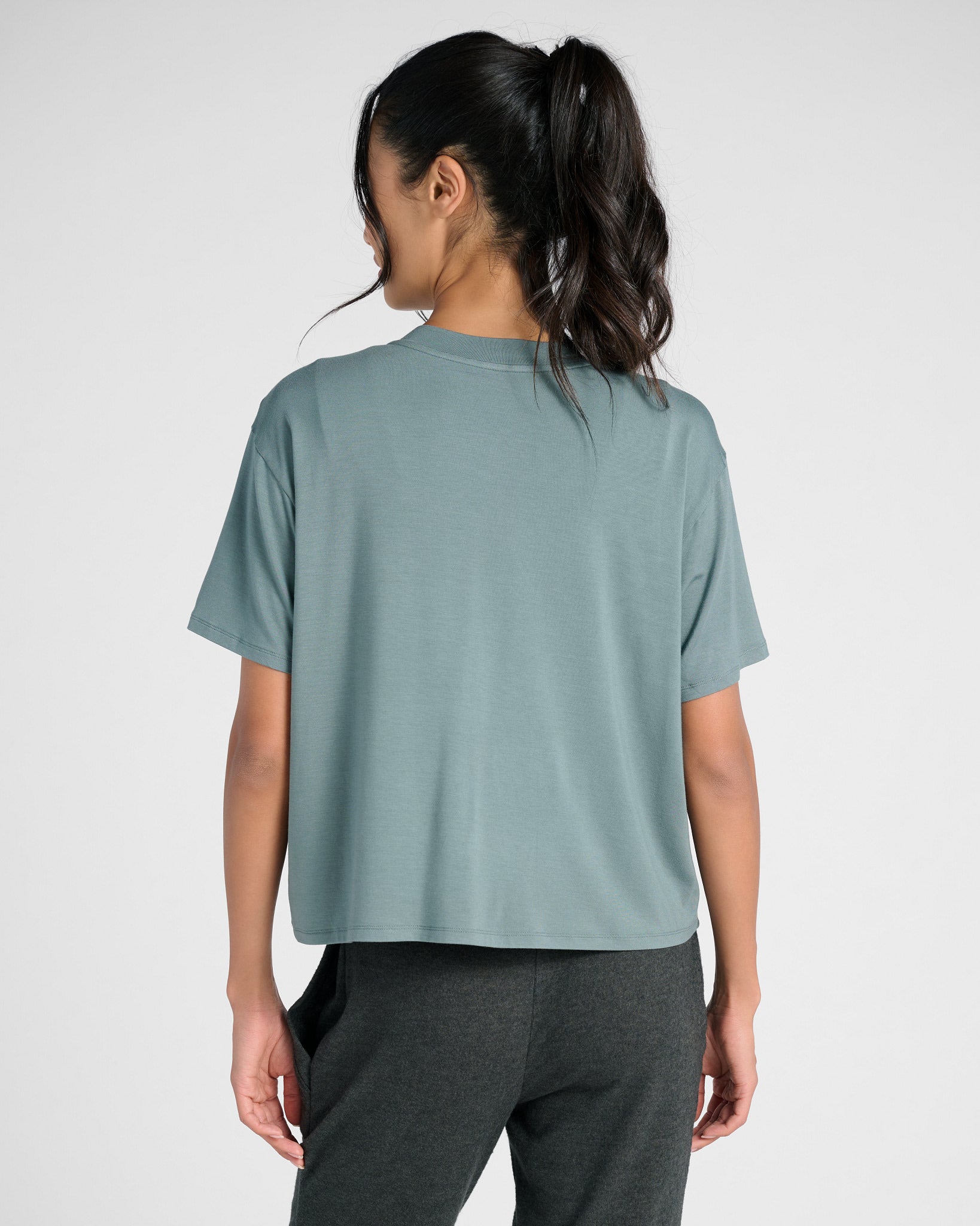 Slate Blue $|& Interval Queen of the Court Graphic Tee - SOF Back