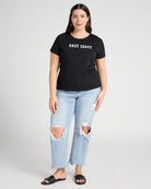 Black $|& 78&SUNNY East Coast Graphic Tee - SOF Full Front