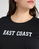 Black $|& 78&SUNNY East Coast Graphic Tee - SOF Detail