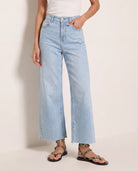 Light Wash $|& SEAS Joni Wide Leg Jeans - SOF Front