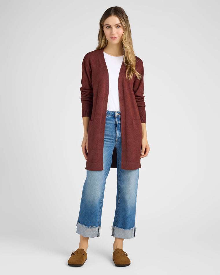 Hot Chocolate $|& b.young Nonina Cardigan - SOF Full Front