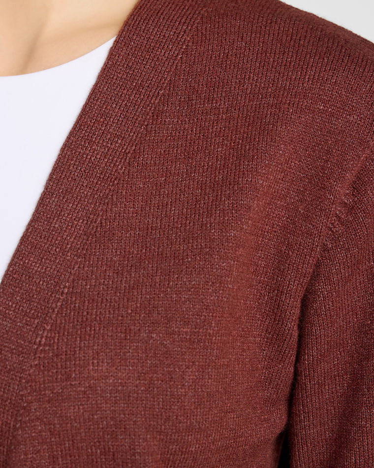 Hot Chocolate $|& b.young Nonina Cardigan - SOF Detail