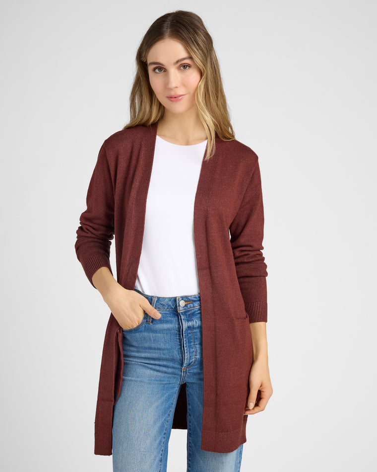 Hot Chocolate $|& b.young Nonina Cardigan - SOF Front