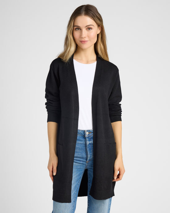 Black $|& b.young Nonina Cardigan - SOF Front