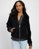 Black $|& b.young Anamaj Jacket - SOF Front