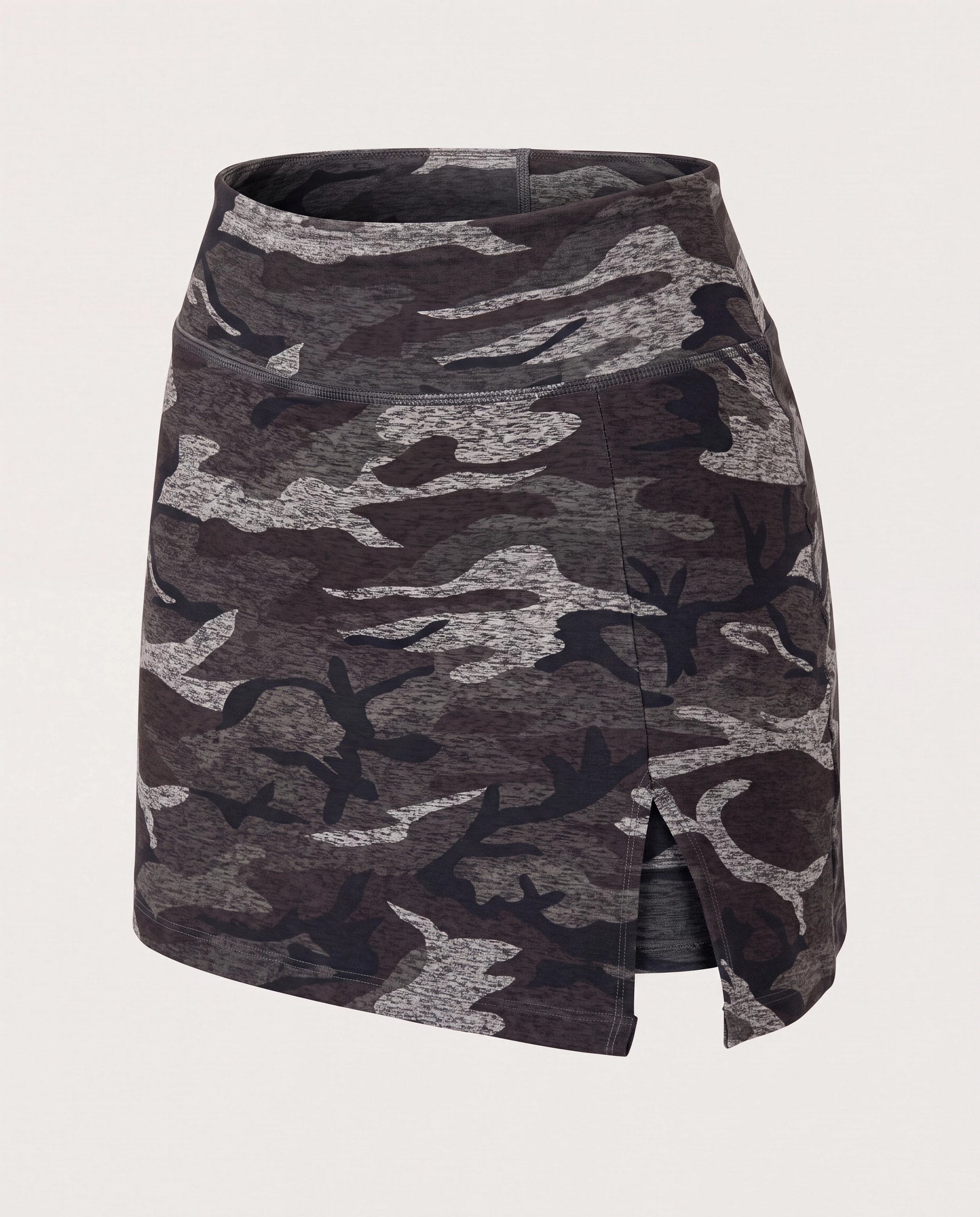 Grey Camo $|& Interval FlowHeather Sculpt Skort - Hanger Detail