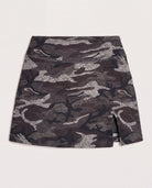 Grey Camo $|& Interval FlowHeather Sculpt Skort - Hanger Detail