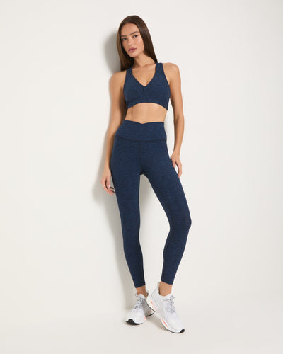 Iris Black $|& Interval FlowHeather Sculpt Crossover Leggings - UGC On Fig
