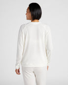 Cream $|& SEAS Dreamy Hacci "Peachy" Graphic Pullover - SOF Back
